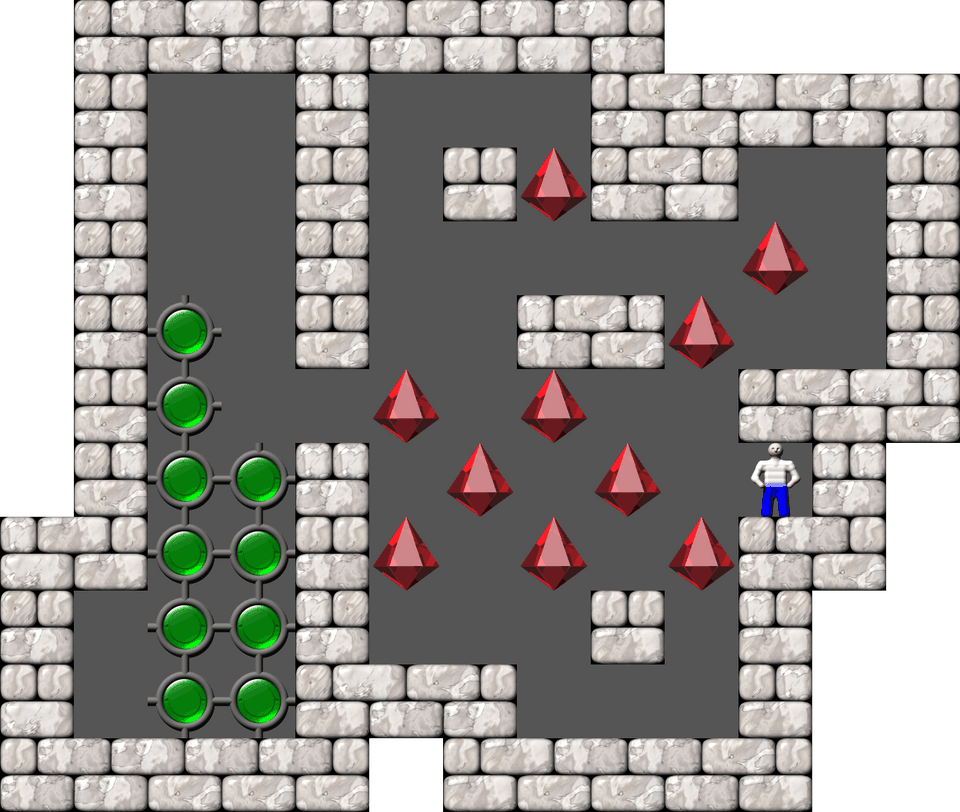 Сокобан Thinking Rabbit Arranged уровень 47